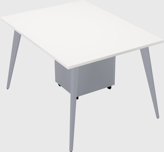 Modern rectangular office desk