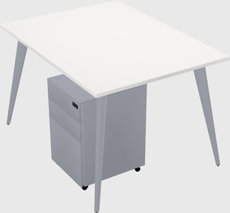 Modern rectangular office desk