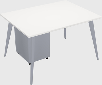 Modern rectangular office desk