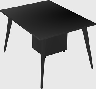 Modern rectangular office desk
