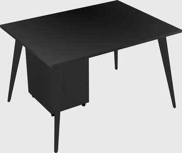 Modern rectangular office desk