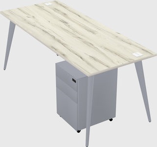 Modern rectangular office desk