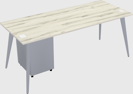 Modern rectangular office desk
