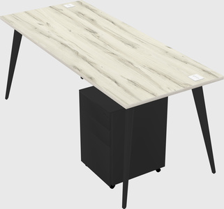 Modern rectangular office desk