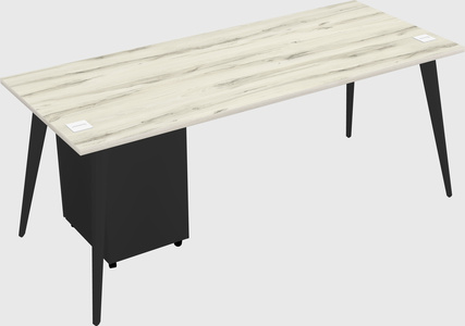 Modern rectangular office desk