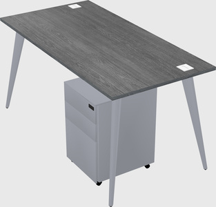 Modern rectangular office desk