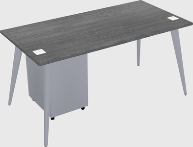 Modern rectangular office desk