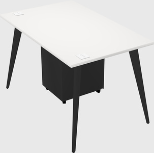 Modern rectangular office desk