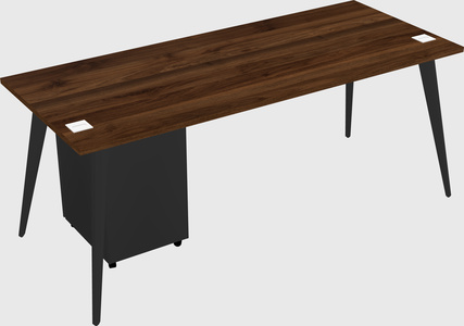 Modern rectangular office desk