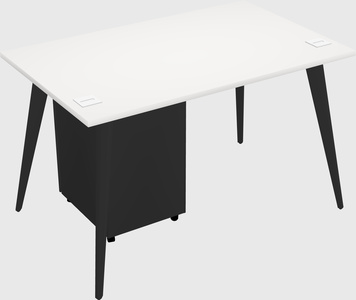 Modern rectangular office desk
