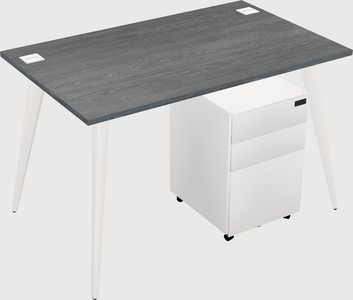 Modern rectangular office desk