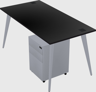 Modern rectangular office desk