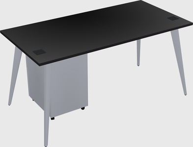 Modern rectangular office desk