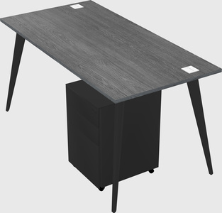 Modern rectangular office desk