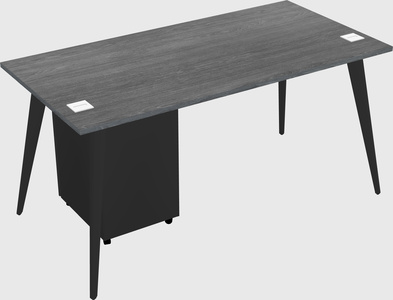 Modern rectangular office desk