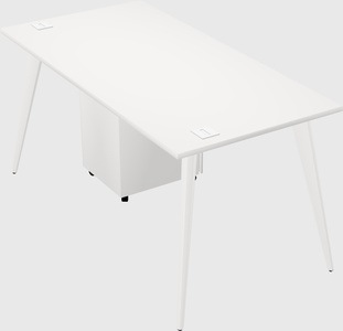 Modern rectangular office desk