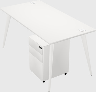 Modern rectangular office desk