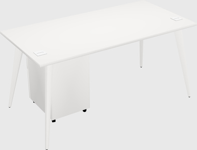 Modern rectangular office desk