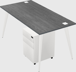 Modern rectangular office desk