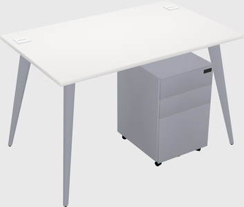 Modern rectangular office desk