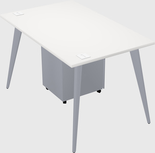 Modern rectangular office desk