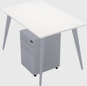 Modern rectangular office desk