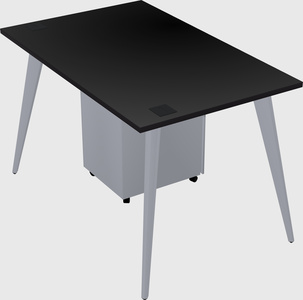 Modern rectangular office desk