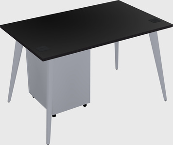 Modern rectangular office desk