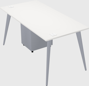 Modern rectangular office desk