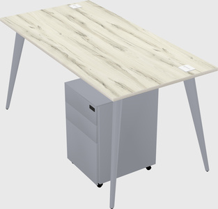 Modern rectangular office desk