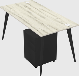 Modern rectangular office desk