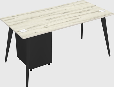 Modern rectangular office desk