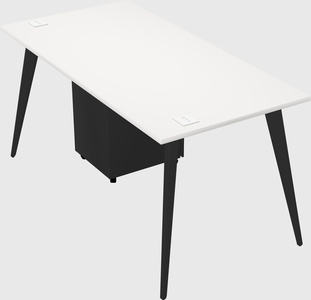 Modern rectangular office desk