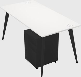 Modern rectangular office desk