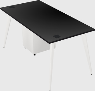 Modern rectangular office desk