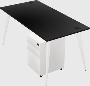 Modern rectangular office desk