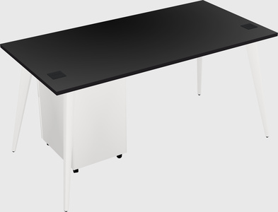 Modern rectangular office desk