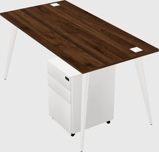 Modern rectangular office desk
