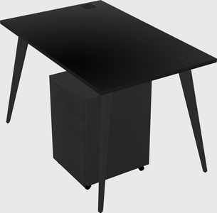 Modern rectangular office desk