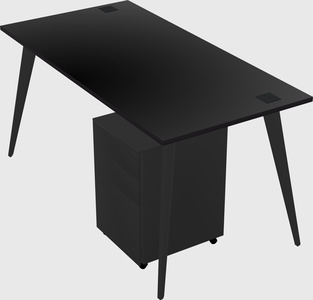Modern rectangular office desk