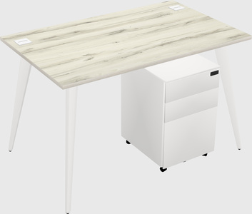 Modern rectangular office desk