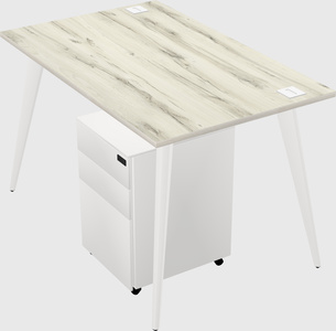 Modern rectangular office desk