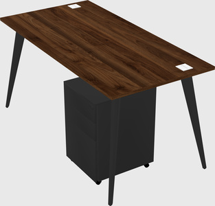 Modern rectangular office desk