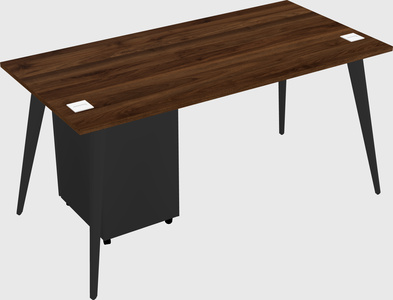 Modern rectangular office desk