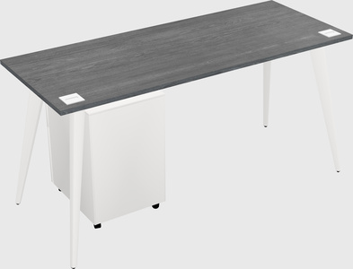 Modern rectangular office desk