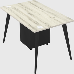 Modern rectangular office desk