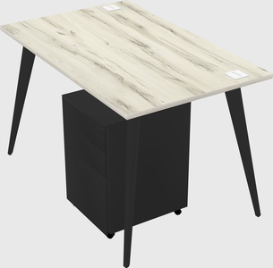 Modern rectangular office desk