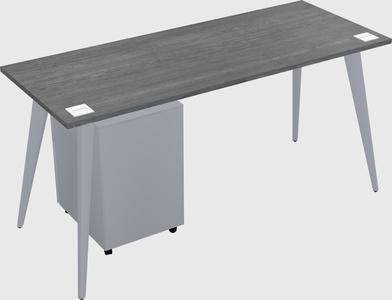 Modern rectangular office desk