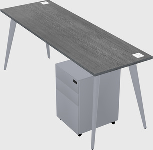 Modern rectangular office desk