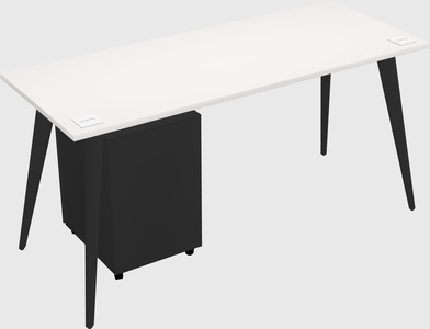 Modern rectangular office desk